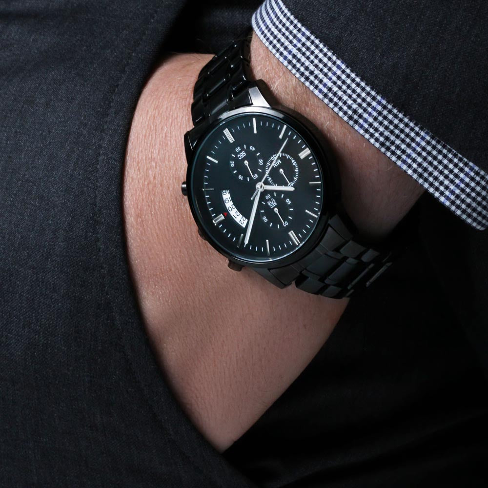 Engraved Memorial Watch β Miscarriage Gift for Dad