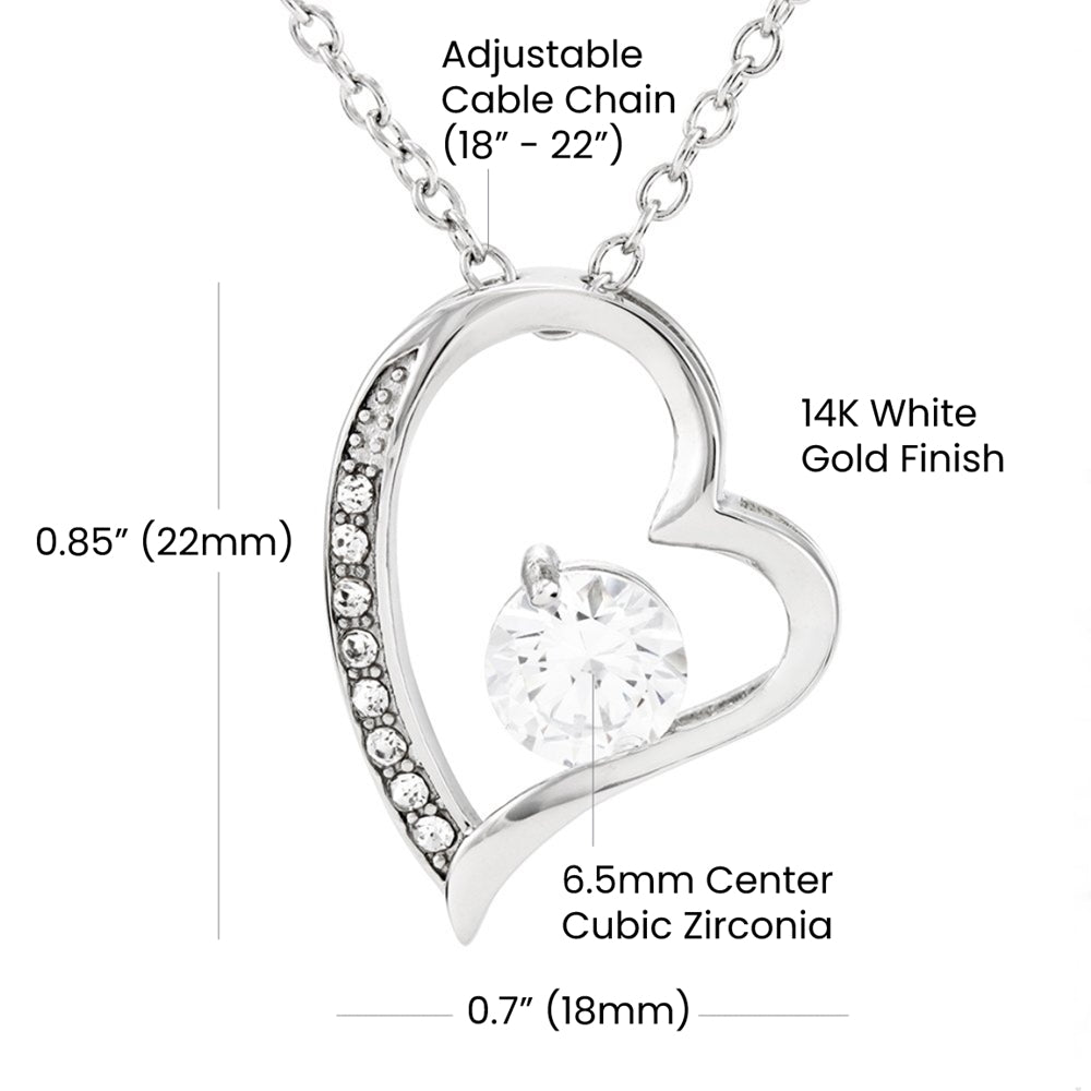 To My Beautiful Girlfriend l I Found You (Forever Love Necklace) - Stacy Style
