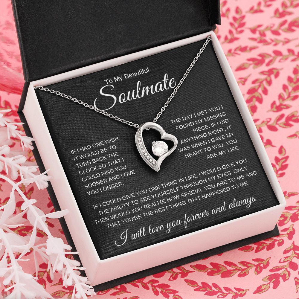 To My Soulmate l Love You (Forever Love Necklace) - Stacy Style