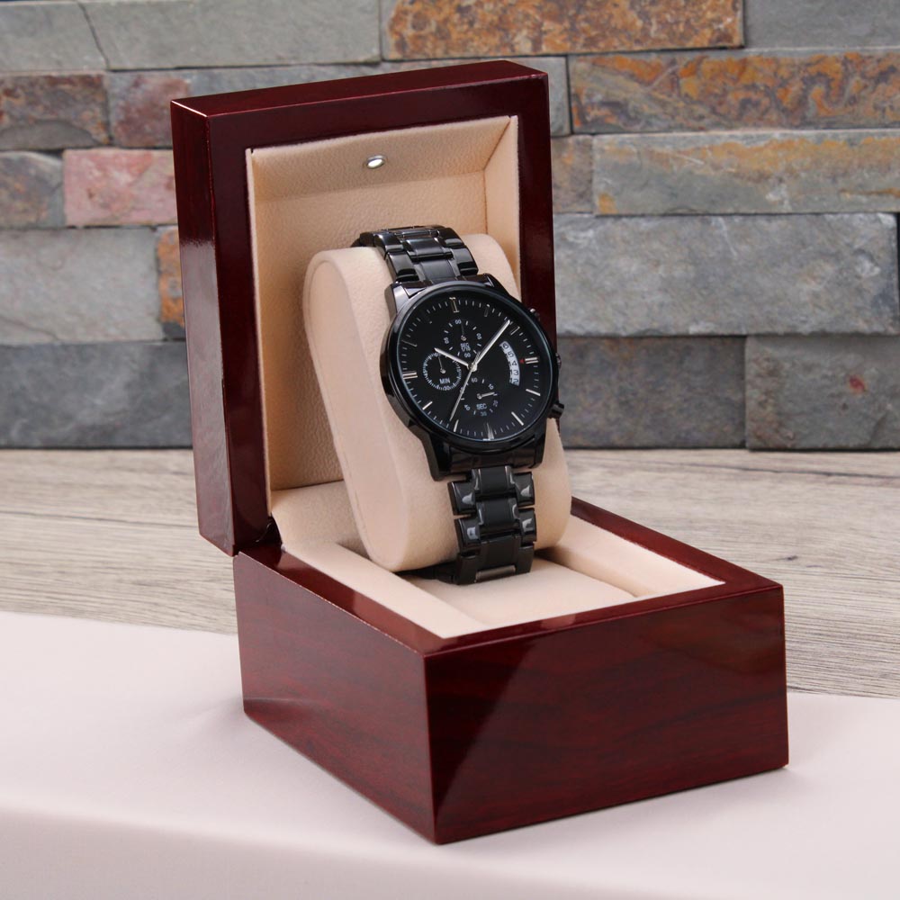 Timeless Engraved Watch for Men
