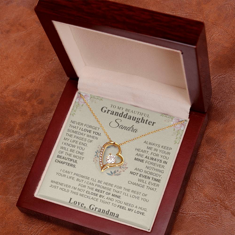 To My Beautiful Granddaughter - Forever Love Gift Set