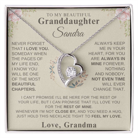 To My Beautiful Granddaughter - Forever Love Gift Set