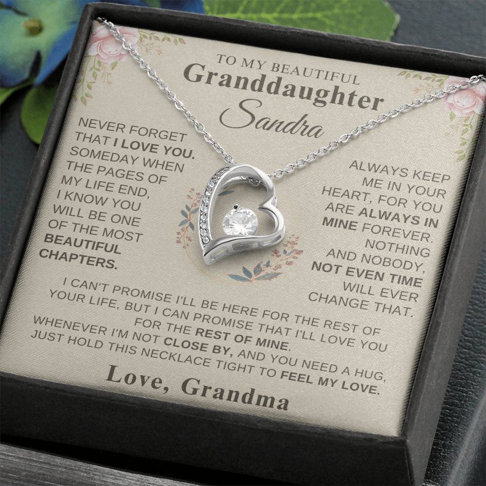 To My Beautiful Granddaughter - Forever Love Gift Set