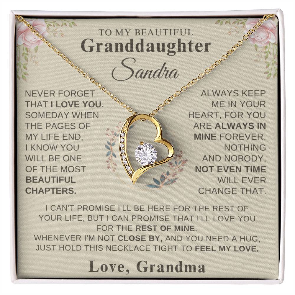 To My Beautiful Granddaughter - Forever Love Gift Set