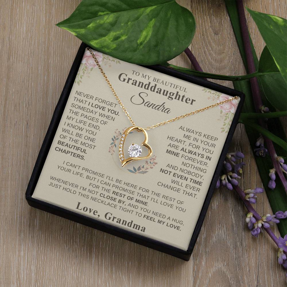 To My Beautiful Granddaughter - Forever Love Gift Set
