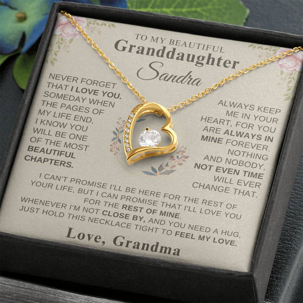 To My Beautiful Granddaughter - Forever Love Gift Set