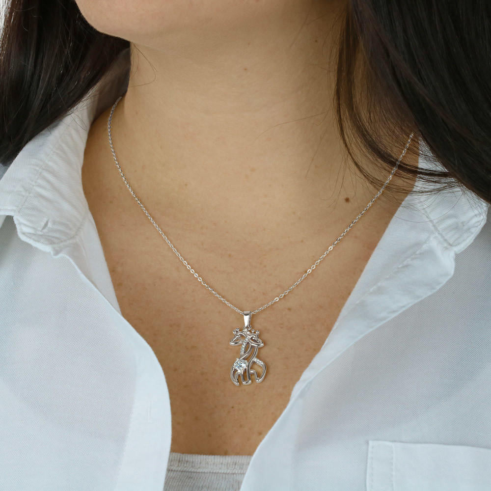 Granddaughter Heart Necklace Gift