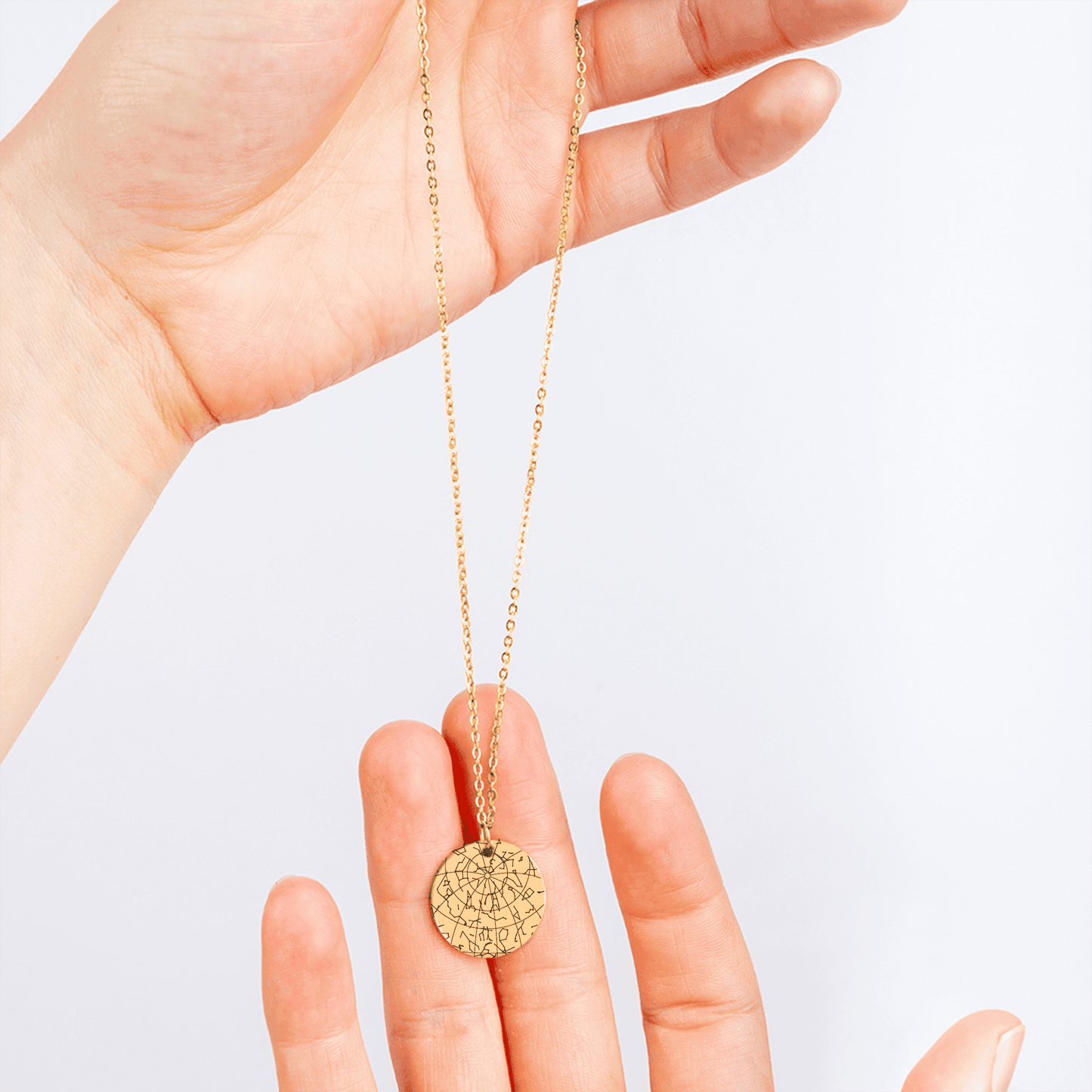 30th Birthday For Her - Custom Star Map Necklace