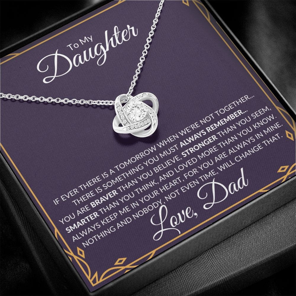Daughter's Love Knot Necklace
