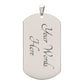 To My Son l Never forget that I love you from Mom (Dog Tag Necklace) - Stacy Style