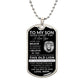 To My Son l I Believe in You from Mom (Dog Tag Necklace) - Stacy Style