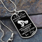 To My Son -I Hope You Believe in Yourself (Dog Tag Necklace) - Stacy Style