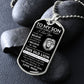 To My Son l I Believe in You from Mom (Dog Tag Necklace) - Stacy Style