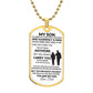 My Son l I WILL CARRY YOU IN MY HEART (Dog Tag Necklace) - Stacy Style