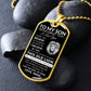 To My Son l I Believe in You from Mom (Dog Tag Necklace) - Stacy Style