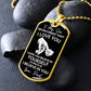 To My Son -I Hope You Believe in Yourself (Dog Tag Necklace) - Stacy Style