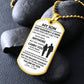 My Son l I WILL CARRY YOU IN MY HEART (Dog Tag Necklace) - Stacy Style