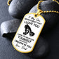 To My Son l I BELIEVE IN YOU (Dog Tag Necklace) - Stacy Style