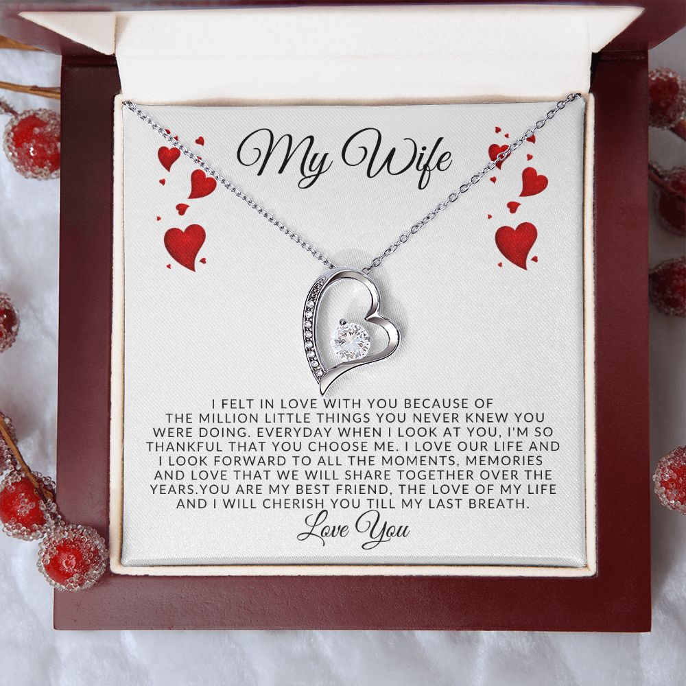 To My Wife l TILL MY LAST BREATH (Forever Love Necklace) - Stacy Style