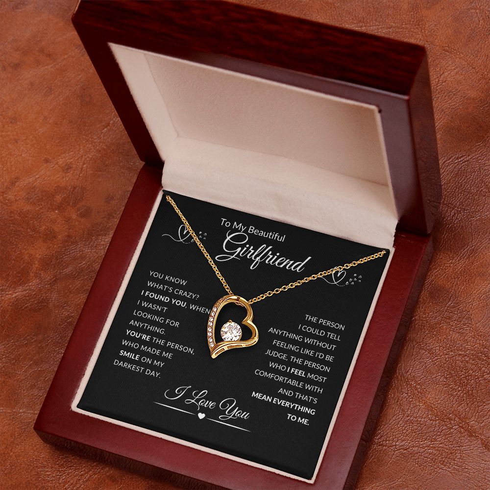 To My Beautiful Girlfriend l I Found You (Forever Love Necklace) - Stacy Style