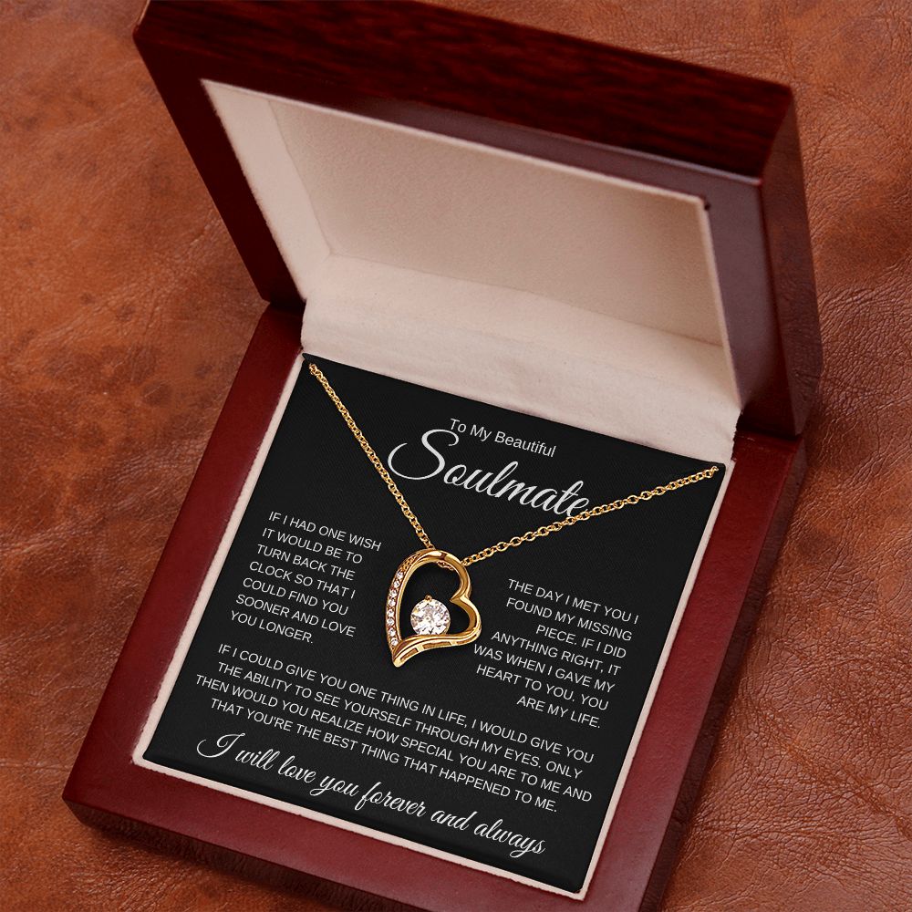 To My Soulmate l Love You (Forever Love Necklace) - Stacy Style