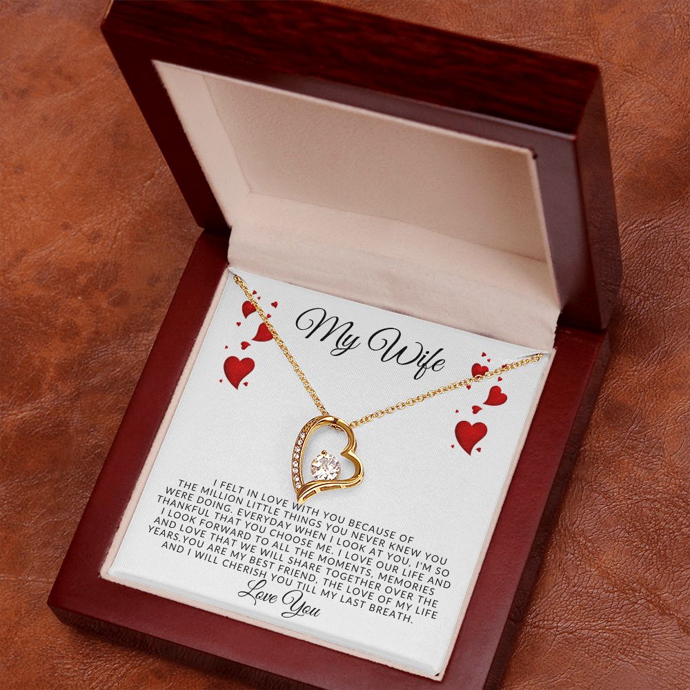To My Wife l TILL MY LAST BREATH (Forever Love Necklace) - Stacy Style