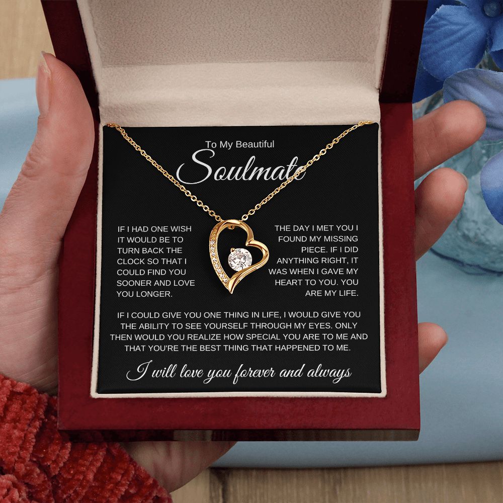 To My Soulmate l Love You (Forever Love Necklace) - Stacy Style
