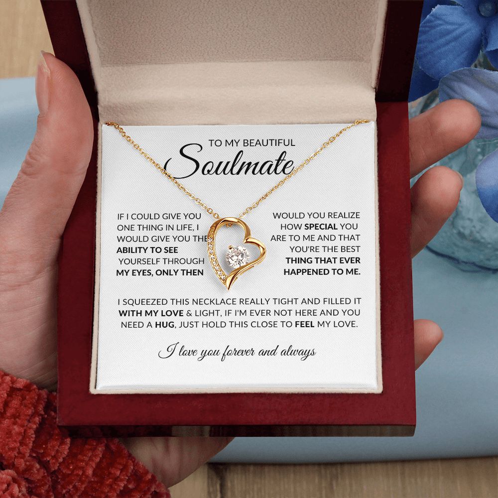 To My Beautiful Soulmate (Forever Love Necklace) - Stacy Style