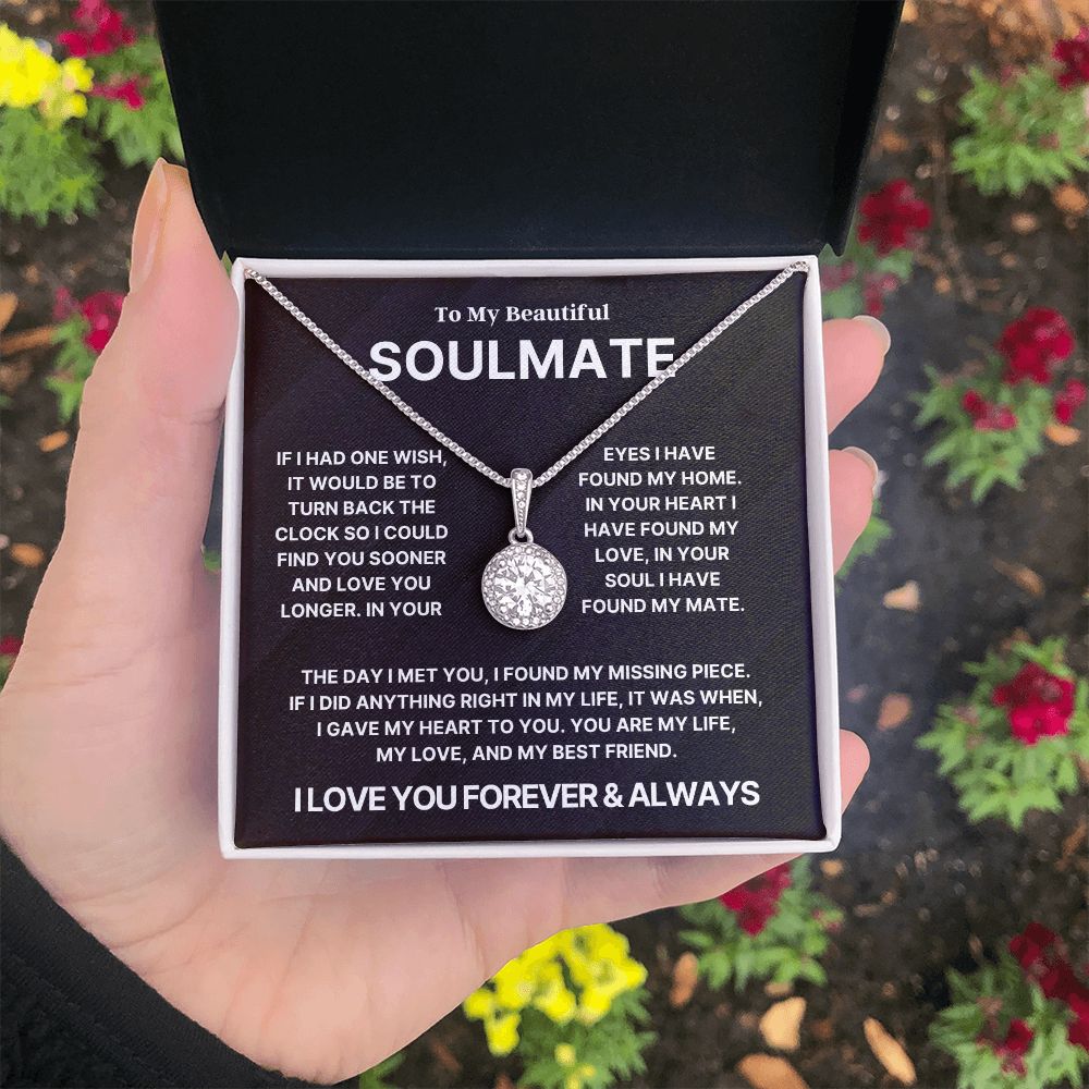 To My Soulmate l Eternal Love Necklace - Stacy Style