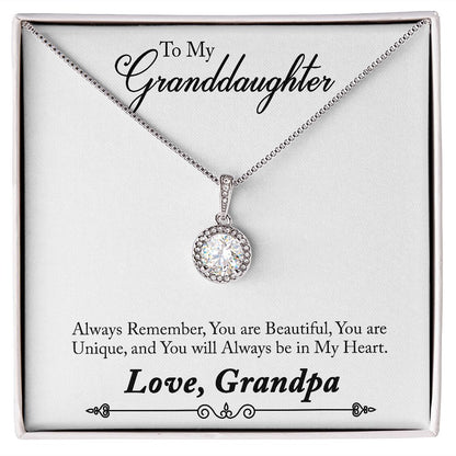 To My Granddaughter Necklace - Stacy Style