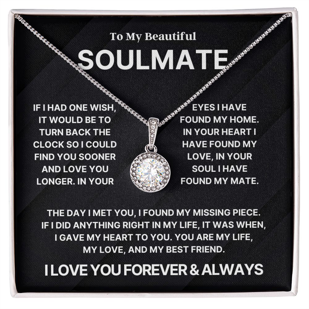 To My Soulmate l Eternal Love Necklace - Stacy Style