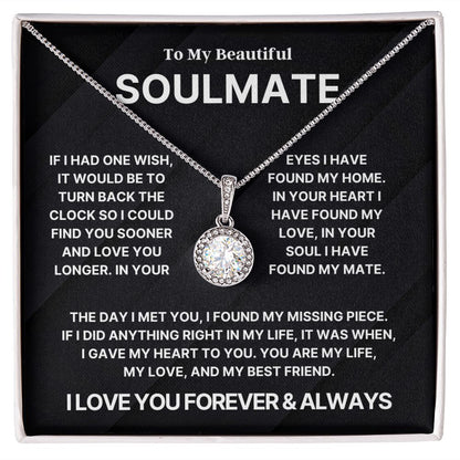 To My Soulmate l Eternal Love Necklace - Stacy Style