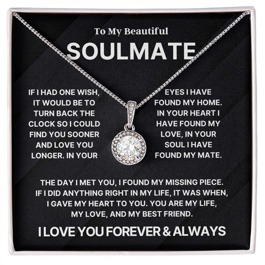 To My Soulmate l Eternal Love Necklace - Stacy Style