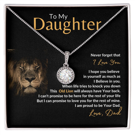 To My Daughter l Never Forget that I Love You (Eternal Hope Necklace) - Stacy Style