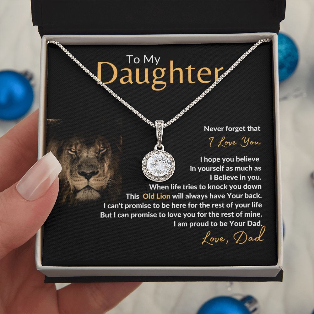 To My Daughter l Never Forget that I Love You (Eternal Hope Necklace) - Stacy Style