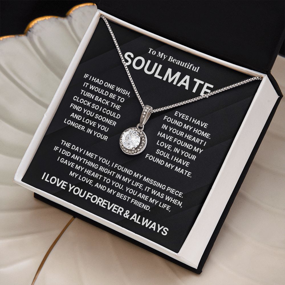 To My Soulmate l Eternal Love Necklace - Stacy Style