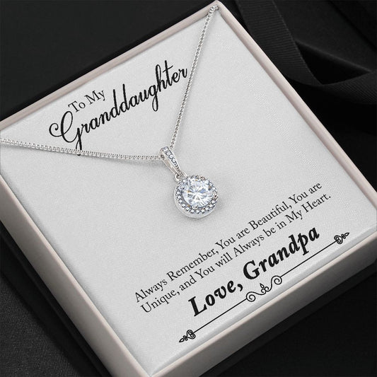 To My Granddaughter Necklace - Stacy Style