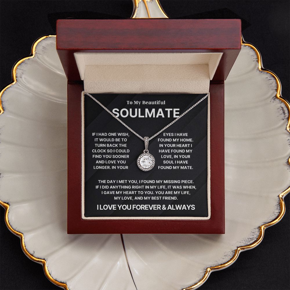 To My Soulmate l Eternal Love Necklace - Stacy Style