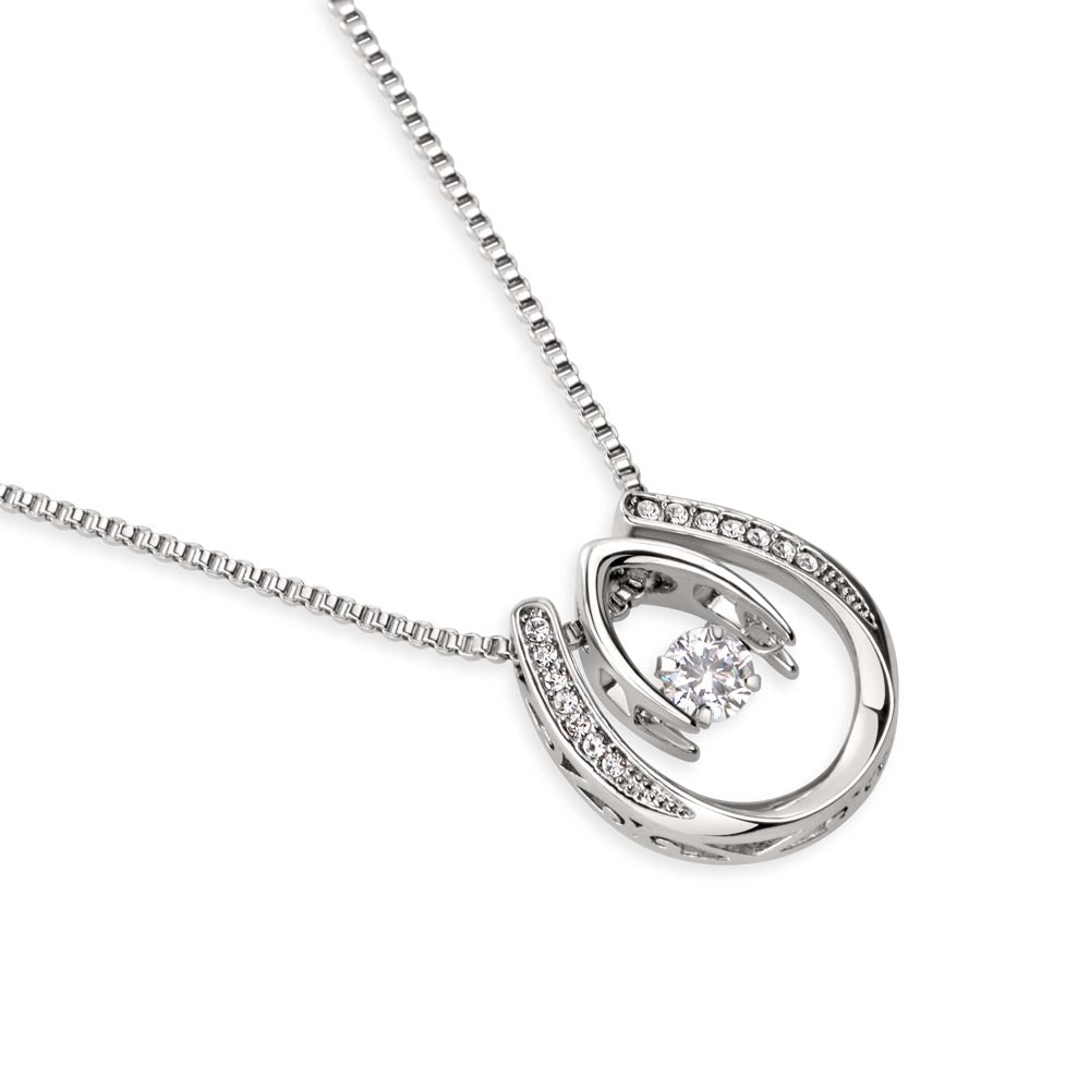 To My Badass Granddaughter l Straighten Your Crown (Lucky Necklace) - Stacy Style