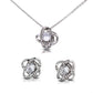 To My Soulmate (Love Knot Necklace and Earrings set) - Stacy Style