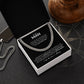 To My Man l I love you forever (Cuban Link Chain) - Stacy Style