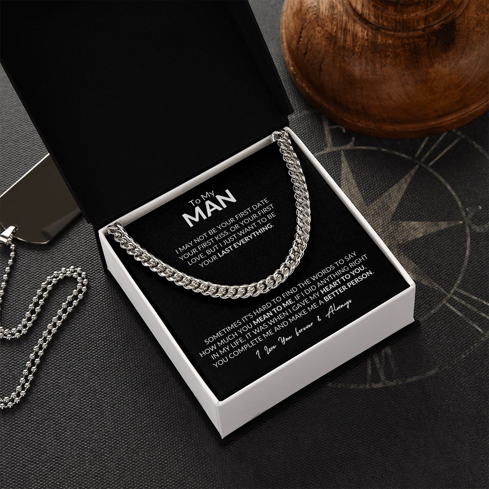 To My Man l I love you forever (Cuban Link Chain) - Stacy Style