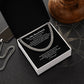 To My Boyfriend Cuban Chain Necklace l You're my favourite everything. - Stacy Style