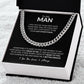 To My Man l I love you forever (Cuban Link Chain) - Stacy Style