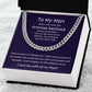 Promise Necklace for Husband, Soulmate, Boyfriend (Cuban Link Chain) - Stacy Style