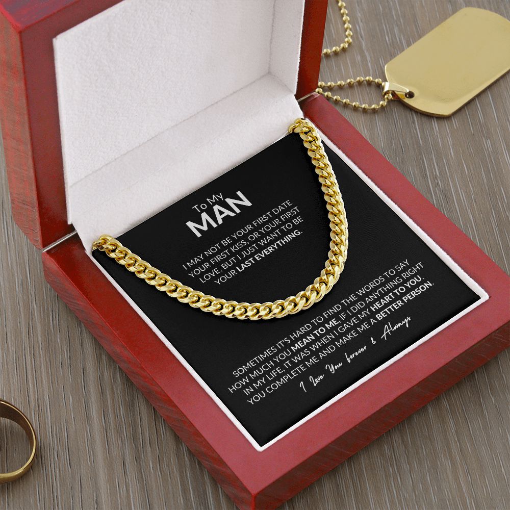 To My Man l I love you forever (Cuban Link Chain) - Stacy Style