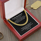 To My Boyfriend Cuban Chain Necklace l You're my favourite everything. - Stacy Style