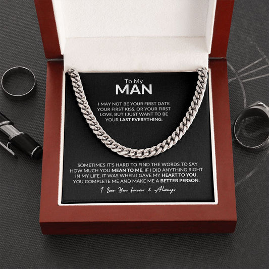 To My Man l I love you forever (Cuban Link Chain) - Stacy Style