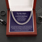 Promise Necklace for Husband, Soulmate, Boyfriend (Cuban Link Chain) - Stacy Style