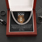 To My Amazing SON l Believe in Yourself (Cuban Link Chain) - Stacy Style